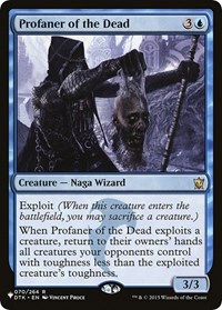 Profaner of the Dead, The List Reprints