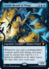 Donal, Herald of Wings (Extended Art), Commander: Innistrad: Crimson Vow
