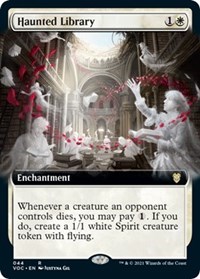 Haunted Library (Extended Art), Commander: Innistrad: Crimson Vow