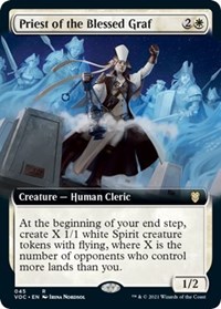 Priest of the Blessed Graf (Extended Art), Commander: Innistrad: Crimson Vow