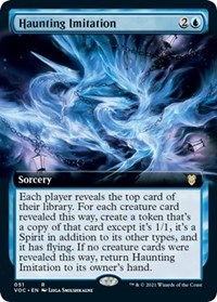 Haunting Imitation (Extended Art), Commander: Innistrad: Crimson Vow
