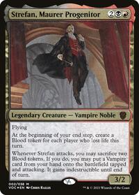 Strefan, Maurer Progenitor (Display Commander) - Thick Stock, Commander: Innistrad: Crimson Vow