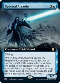 Spectral Arcanist (Extended Art), Commander: Innistrad: Crimson Vow