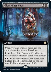 Glass-Cast Heart (Extended Art), Commander: Innistrad: Crimson Vow