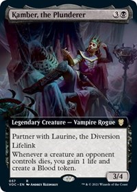 Kamber, the Plunderer (Extended Art), Commander: Innistrad: Crimson Vow