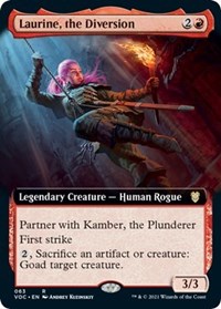 Laurine, the Diversion (Extended Art), Commander: Innistrad: Crimson Vow