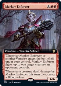 Markov Enforcer (Extended Art), Commander: Innistrad: Crimson Vow