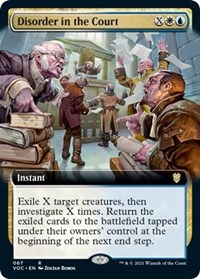 Disorder in the Court (Extended Art), Commander: Innistrad: Crimson Vow