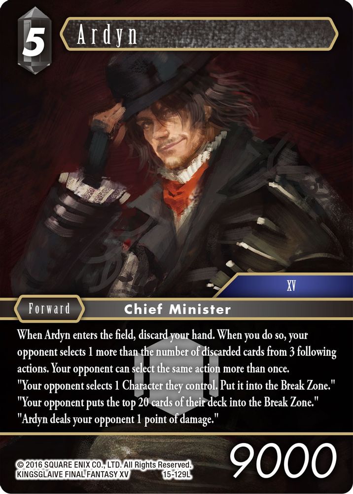 Ardyn, Standard, front