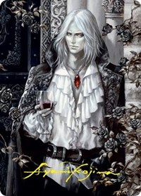 Sorin the Mirthless (2/81) Art Card (Gold-Stamped Signature), Art Series: Innistrad: Crimson Vow