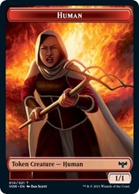 Human Token (010), Innistrad: Crimson Vow