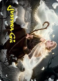 Ancestor's Embrace Art Card (Gold-Stamped Signature), Art Series: Innistrad: Crimson Vow