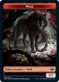 Wolf Token (011), Innistrad: Crimson Vow