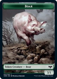Boar Token, Innistrad: Crimson Vow
