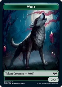Wolf Token (014), Innistrad: Crimson Vow