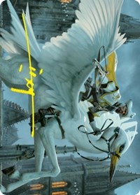 Gryff Rider Art Card (Gold-Stamped Signature), Art Series: Innistrad: Crimson Vow
