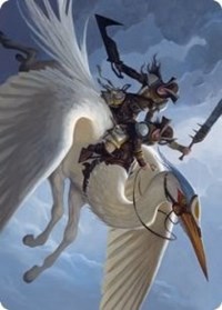 Gryffwing Cavalry Art Card, Art Series: Innistrad: Crimson Vow