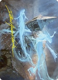 Hallowed Haunting Art Card (Gold-Stamped Signature), Art Series: Innistrad: Crimson Vow