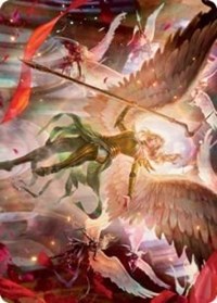 Sigarda's Summons Art Card, Art Series: Innistrad: Crimson Vow