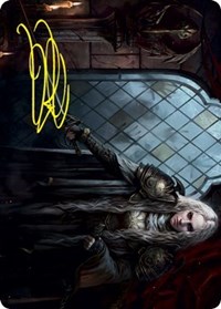 Thalia, Guardian of Thraben Art Card (Gold-Stamped Signature), Art Series: Innistrad: Crimson Vow