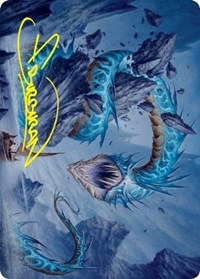Biolume Serpent Art Card (Gold-Stamped Signature), Art Series: Innistrad: Crimson Vow