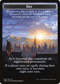 Day // Night Double-Sided Token, Innistrad: Crimson Vow