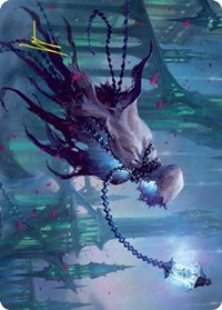 Wanderlight Spirit Art Card (Gold-Stamped Signature), Art Series: Innistrad: Crimson Vow