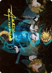 Witness the Future Art Card (Gold-Stamped Signature), Art Series: Innistrad: Crimson Vow