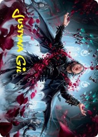 Bloodsoaked Reveler Art Card (Gold-Stamped Signature), Art Series: Innistrad: Crimson Vow