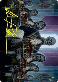Dying to Serve Art Card (Gold-Stamped Signature), Art Series: Innistrad: Crimson Vow