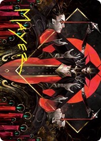 Gift of Fangs Art Card (Gold-Stamped Signature), Art Series: Innistrad: Crimson Vow