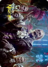 Undead Butler Art Card (Gold-Stamped Signature), Art Series: Innistrad: Crimson Vow