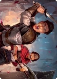 Daybreak Combatants Art Card, Art Series: Innistrad: Crimson Vow
