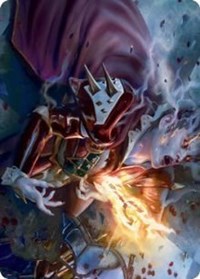 Flame-Blessed Bolt Art Card, Art Series: Innistrad: Crimson Vow