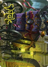 Honeymoon Hearse Art Card (Gold-Stamped Signature), Art Series: Innistrad: Crimson Vow
