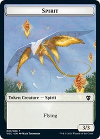 Spirit (003) // Thopter Double-sided Token, Commander: Innistrad: Crimson Vow