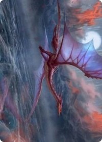 Manaform Hellkite Art Card, Art Series: Innistrad: Crimson Vow