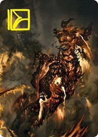Pyre Spawn Art Card (Gold-Stamped Signature), Art Series: Innistrad: Crimson Vow