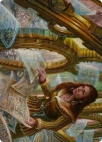 Cartographer's Survey Art Card, Art Series: Innistrad: Crimson Vow
