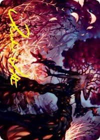 Splendid Reclamation Art Card (Gold-Stamped Signature), Art Series: Innistrad: Crimson Vow