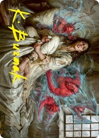 Eruth, Tormented Prophet Art Card (Gold-Stamped Signature), Art Series: Innistrad: Crimson Vow