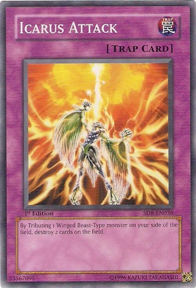 Icarus Attack, 1st-edition, front