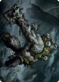 Skull Skaab Art Card, Art Series: Innistrad: Crimson Vow