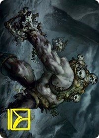 Skull Skaab Art Card (Gold-Stamped Signature), Art Series: Innistrad: Crimson Vow