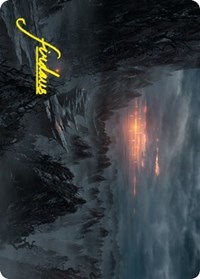 Sundown Pass Art Card (Gold-Stamped Signature), Art Series: Innistrad: Crimson Vow