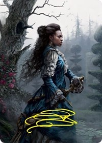 Mina Harker Art Card (Gold-Stamped Signature), Art Series: Innistrad: Crimson Vow