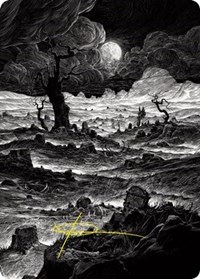 Plains (78/81) Art Card (Gold-Stamped Signature), Art Series: Innistrad: Crimson Vow
