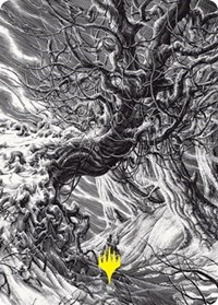 Forest Art Card (Gold-Stamped), Art Series: Innistrad: Crimson Vow