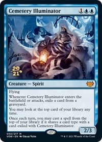 Cemetery Illuminator, Prerelease Cards