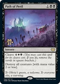 Path of Peril, Prerelease Cards